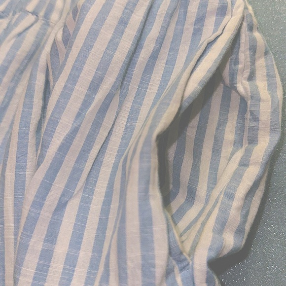 EUC-LoveShackFancy skirt with pockets Blue A-Line - Picture 6 of 7